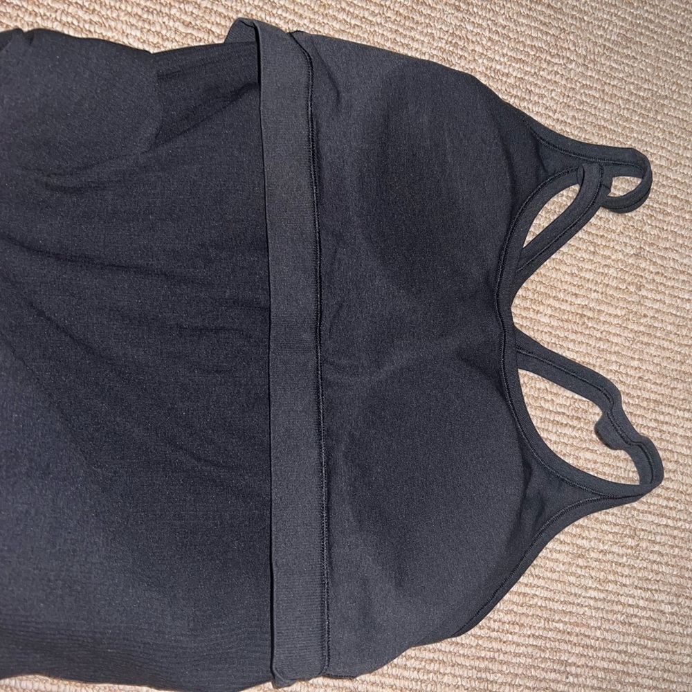 Lululemon Black ebb to street tank top